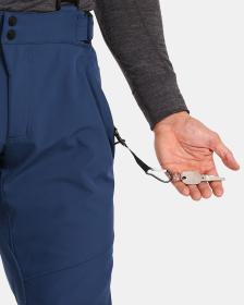 KILPI RHEA-M Tmavě modré pánské softshellové lyžařské kalhoty