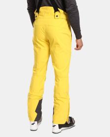 KILPI RHEA-M Žluté pánské softshellové lyžařské kalhoty