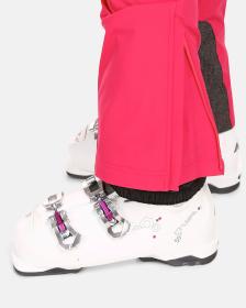 KILPI RHEA-W Ružové dámske lyžiarske nohavice