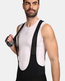 KILPI RIDER-M Čierne pánske cyklistické kraťasy