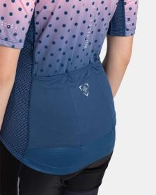 KILPI RITAEL-W Světle růžový cyklistický dres + Kilpi TRACKEE-W černé cyklistické kraťasy