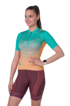 Kilpi RITAEL-W tmavě červený dámský cyklistický dres