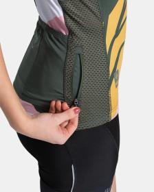 KILPI RITAEL-W Tmavozelený dámsky cyklistický dres