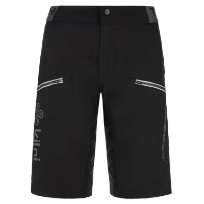 KILPI RITAEL-W Tmavě zelený cyklistický dres + Kilpi TRACKEE-W černé cyklistické kraťasy