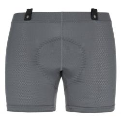 KILPI RITAEL-W Tmavě zelený cyklistický dres + Kilpi TRACKEE-W černé cyklistické kraťasy