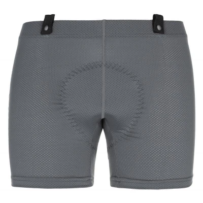 KILPI RITAEL-W Tmavě zelený cyklistický dres + Kilpi TRACKEE-W černé cyklistické kraťasy