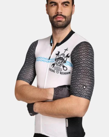 KILPI RIVAL-M Bílý pánský cyklistický dres