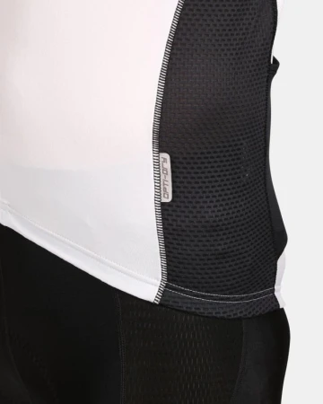 KILPI RIVAL-M Bílý cyklistický dres + KILPI PRESSURE-M Černé cyklistické šortky