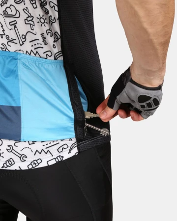 KILPI RIVAL-M Černý pánský cyklistický dres