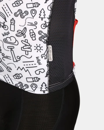 KILPI RIVAL-M Černý pánský cyklistický dres