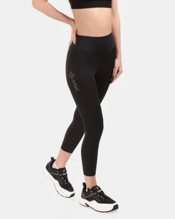 KILPI RIVIAN-W Černé dámské 7/8 fitness legíny