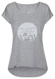 KILPI ROISIN-W Světle šedé dámské tričko