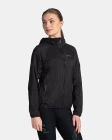 KILPI ROSA-W Černá dámská outdoorová bunda KILPI ROSA-W Černá dámská outdoorová bunda