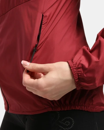 KILPI ROSA-W Tmavě červená dámská outdoorová bunda