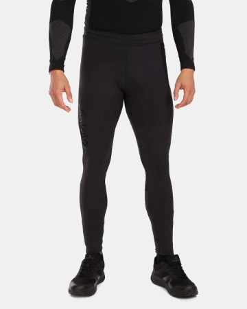 KILPI RUNNER-M Černé pánské běžecké legíny KILPI RUNNER-M Černé pánské běžecké legíny