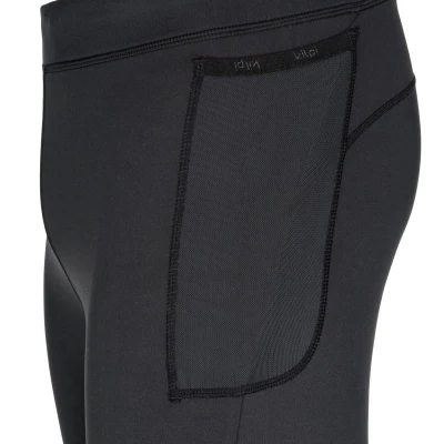 Kilpi RUNNER-M černé pánské běžecké legíny