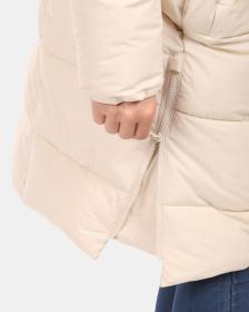 KILPI SALI-W Béžový dámský zateplený kabát