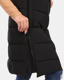 KILPI SALI-W Černý dámský zateplený kabát