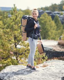 KILPI SEAMIO-W Světle šedé dámské legíny