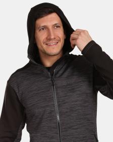 KILPI SEVELEN-M Čierna pánska mikina