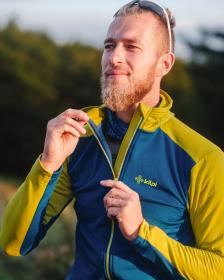 KILPI SEVELEN-M Zlatá pánská mikina