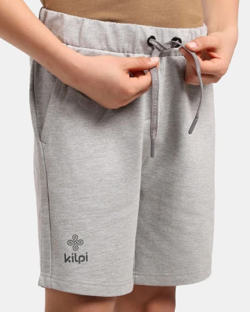 KILPI SHORTY-JB Světle šedé chlapecké kraťasy