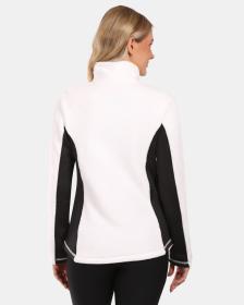 KILPI SKATHI-W Bílá dámská chlupatá fleecová mikina