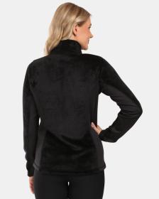 KILPI SKATHI-W Čierna dámska chlpatá fleecová mikina IBA 38 (VÝPREDAJ)
