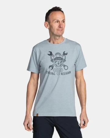 KILPI SKULLY-M Světle šedé pánské tričko KILPI SKULLY-M Světle šedé pánské tričko