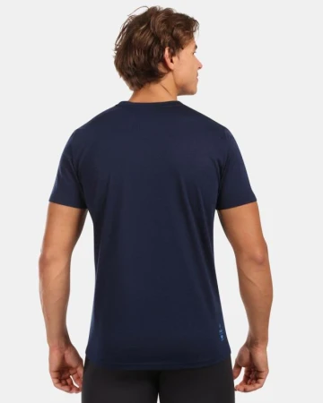 KILPI SLOPER-M Tmavě modré pánské tričko z MERINO WOOL