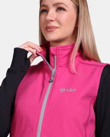 KILPI SOIL-W Růžová dámská softshellová vesta