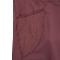 Kilpi SOLAS-W tmavo červené dámske 3/4 legíny