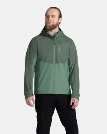 KILPI SONNA-M Tmavě zelená pánská outdoorová bunda