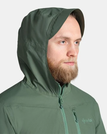 KILPI SONNA-M Tmavě zelená pánská outdoorová bunda