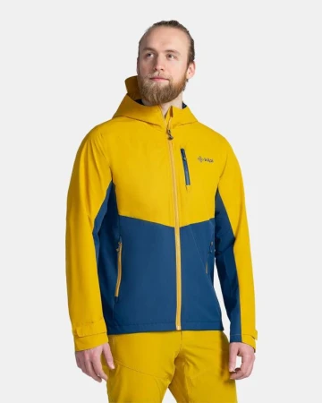 KILPI SONNA-M Zlatá pánská outdoorová bunda KILPI SONNA-M Zlatá pánská outdoorová bunda