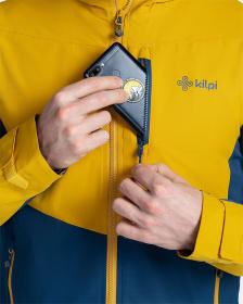 KILPI SONNA-M Zlatá pánská outdoorová bunda