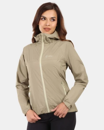 KILPI SONNA-W Khaki dámská outdoorová bunda
