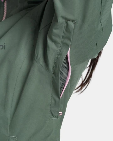 KILPI SONNA-W Tmavě zelená dámská outdoorová bunda