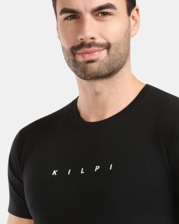 KILPI SPACER-M Černé pánské bavlněné tričko