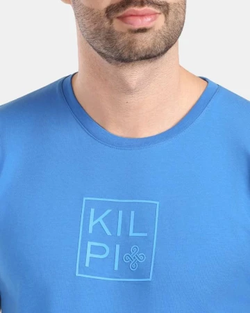 KILPI SPACER-M Modré pánské bavlněné tričko