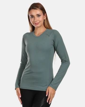 KILPI SPOLETO-W Khaki dámské funkční triko KILPI SPOLETO-W Khaki dámské funkční triko
