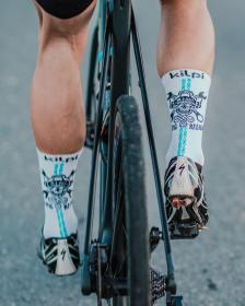 KILPI SPURT-U Bílé ponožky