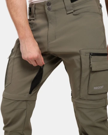 KILPI SURVIVOR-M Zelená pánské outdoorové kalhoty