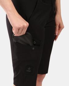 KILPI SYLANE-W Čierne dámske outdoorové kraťasy