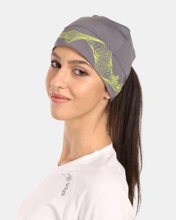 KILPI TAIL-U Šedá unisex běžecká čepice KILPI TAIL-U Šedá unisex běžecká čepice