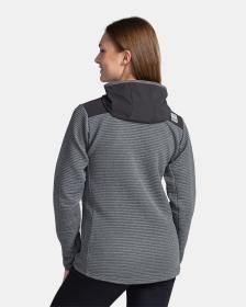 KILPI TANALI-W Tmavo šedá dámska mikina