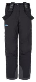 Kilpi TEAM pants-j čierne detské lyžiarske nohavice
