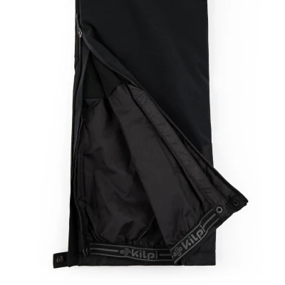 KILPI TEAM PANTS Černé pánské lyžařské kalhoty
