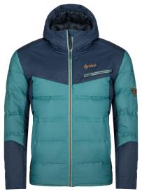 KILPI TEDDY-M Tmavě zelená pánská lyžařská bunda KILPI TEDDY-M Tmavě zelená pánská lyžařská bunda