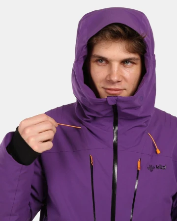 KILPI TEEN-M Fialová pánská lyžařská bunda
